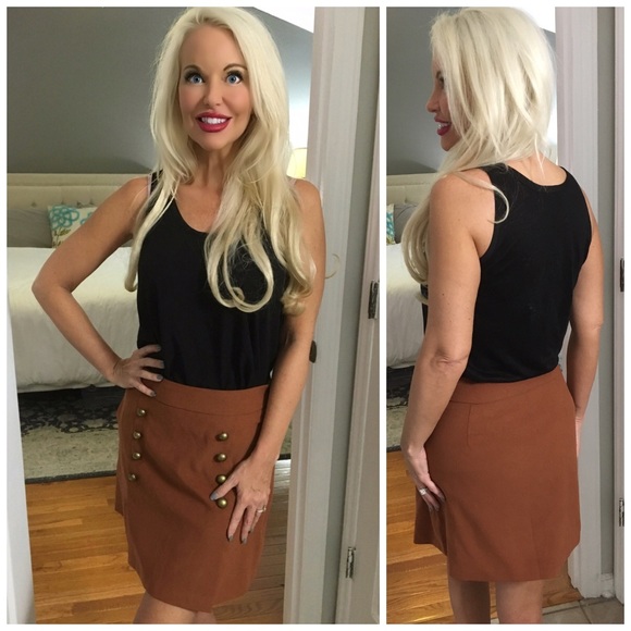 Cognac Matelot a line skirt! - Picture 2 of 3